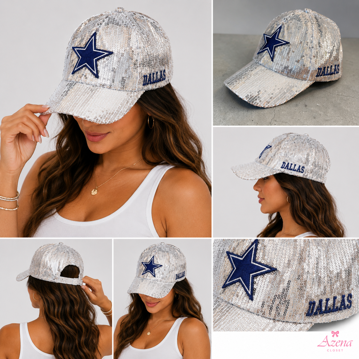 Cowboys Sequin Cap