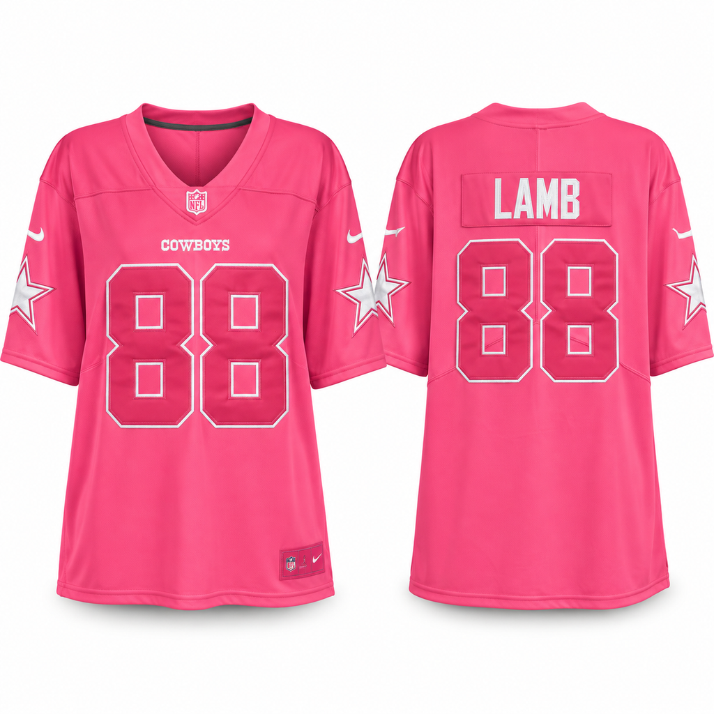 Dallas Cowboys Pink Jersey - Lamb 88