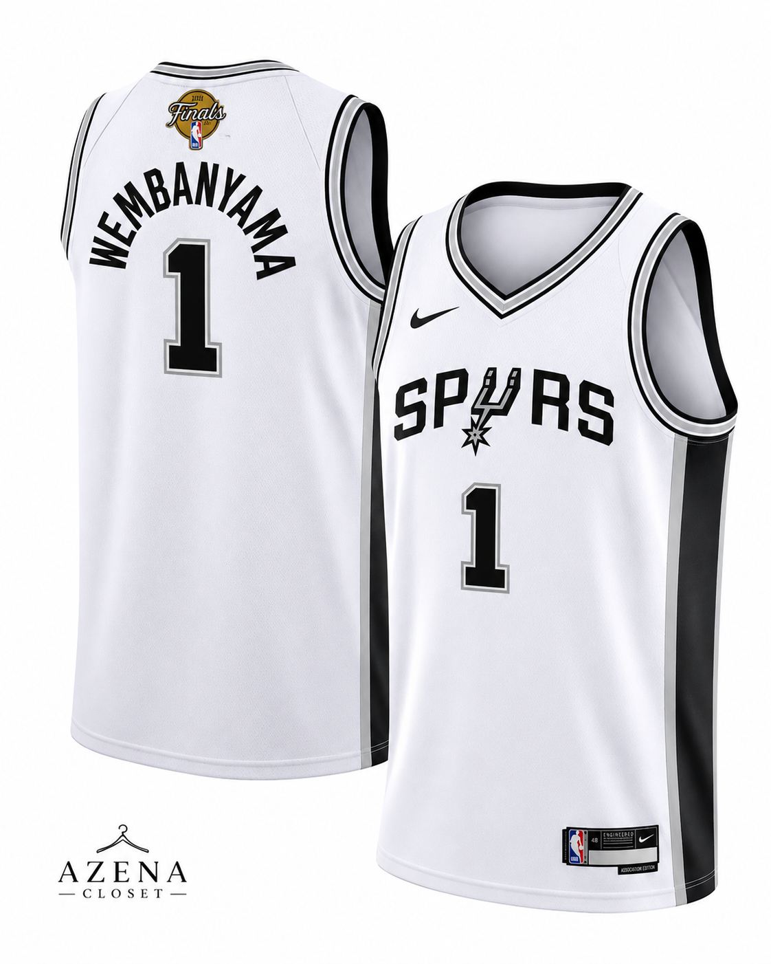 # 1 Wembanyama  White Spurs 2026 Finals Edition