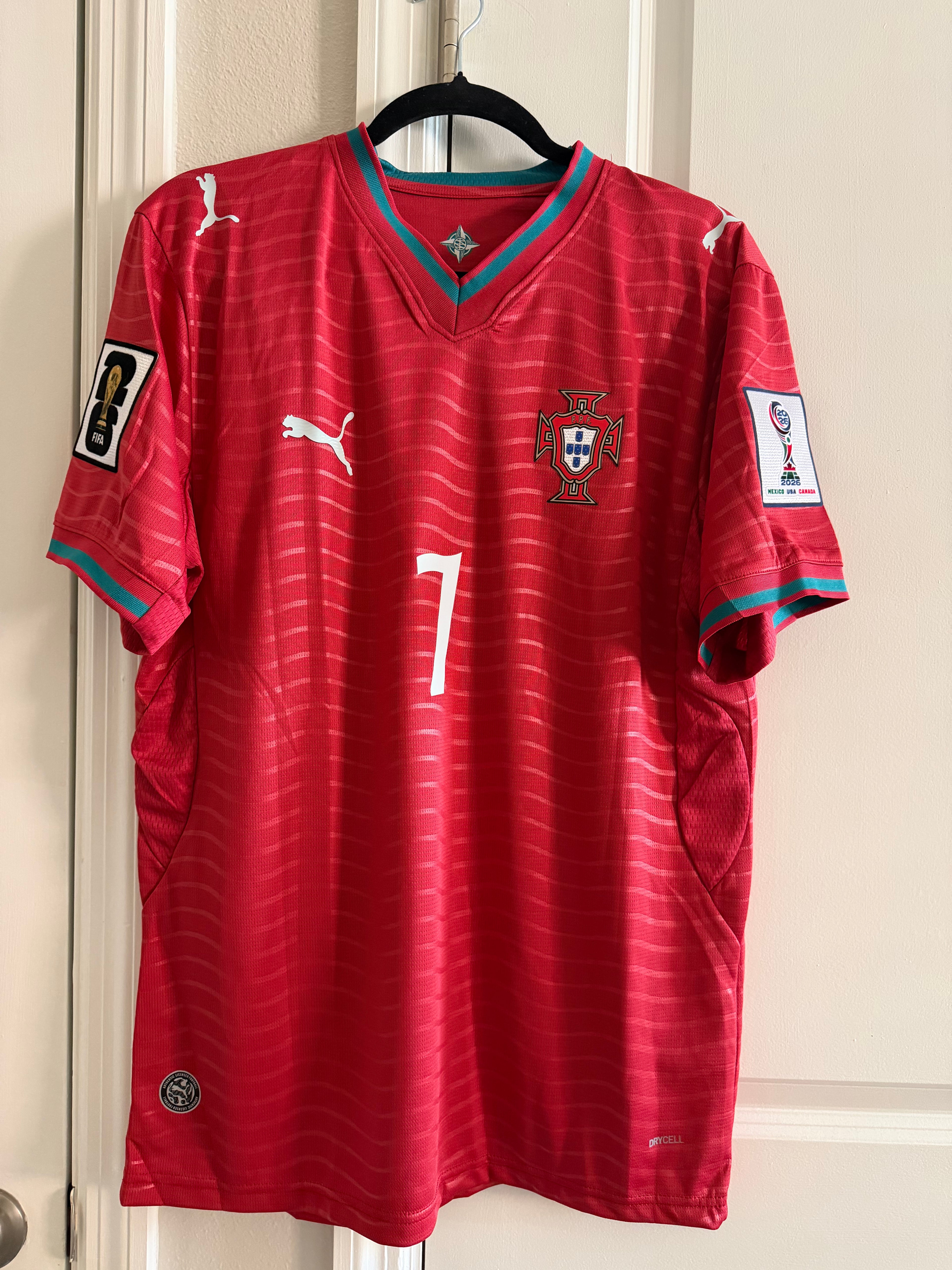 Portugal Ronaldo #7 Soccer Jersey – World Cup 2026 Edition