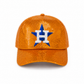 Houston Astros Inspired Sequin Baseball Cap