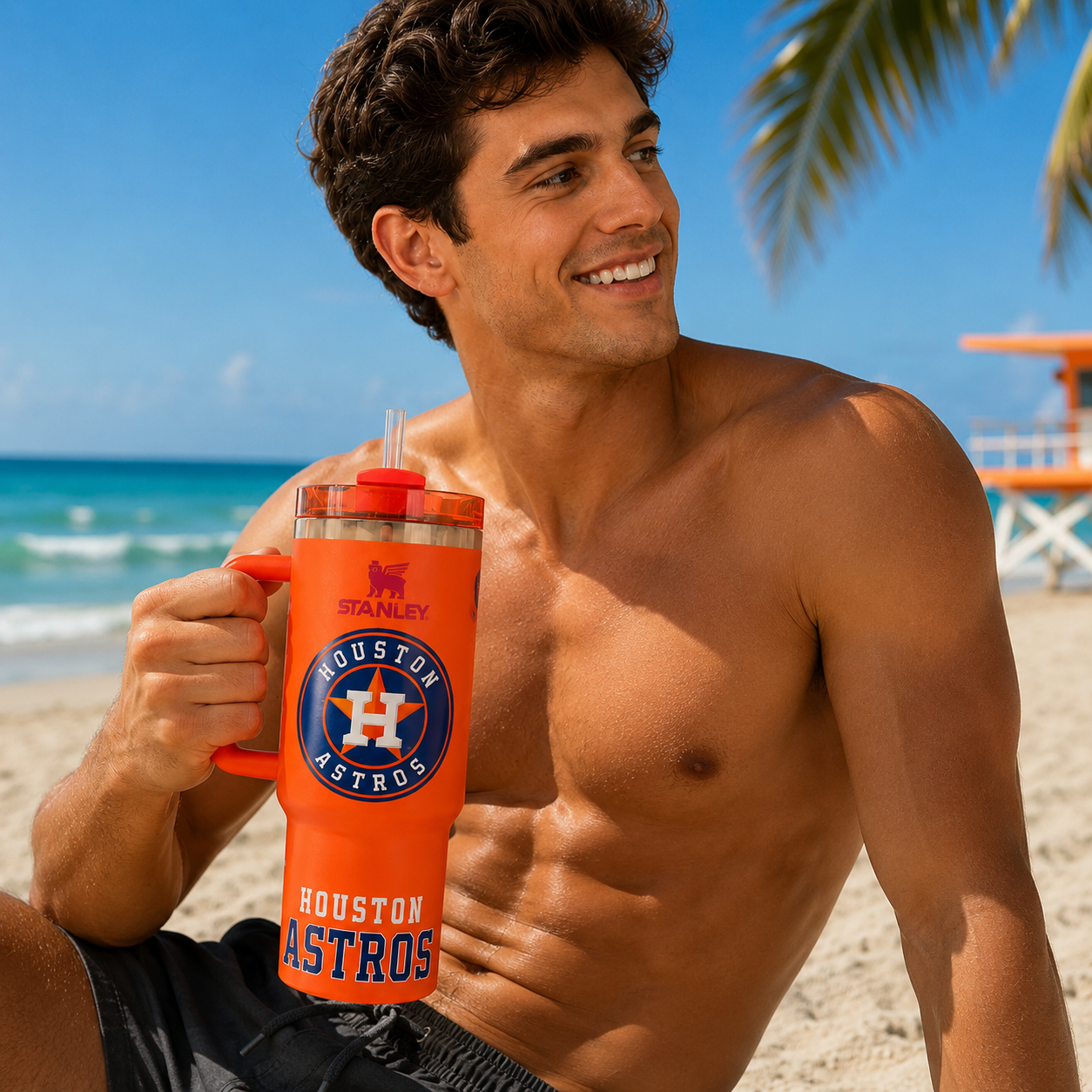 Houston Astros Stanley 40oz FlowState Tumbler