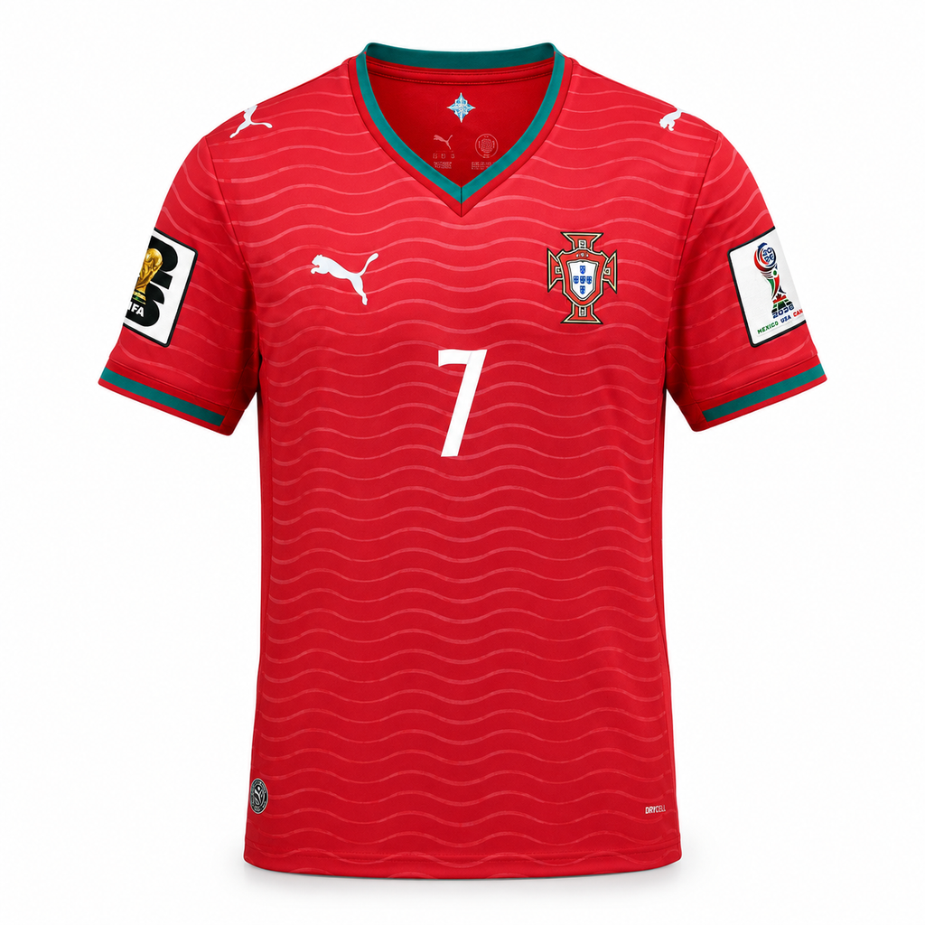 Portugal Ronaldo #7 Soccer Jersey – World Cup 2026 Edition