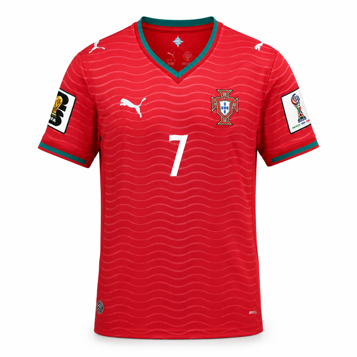 Portugal Ronaldo #7 Soccer Jersey – World Cup 2026 Edition