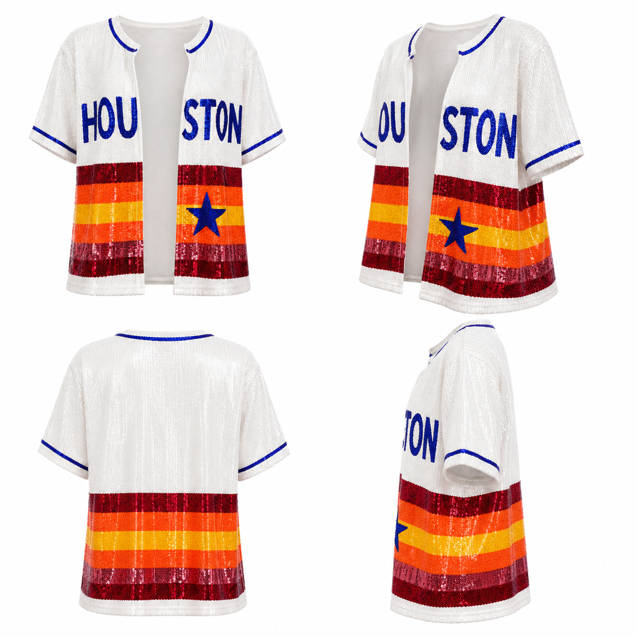 Houston Astros Sequin Jacket Dress