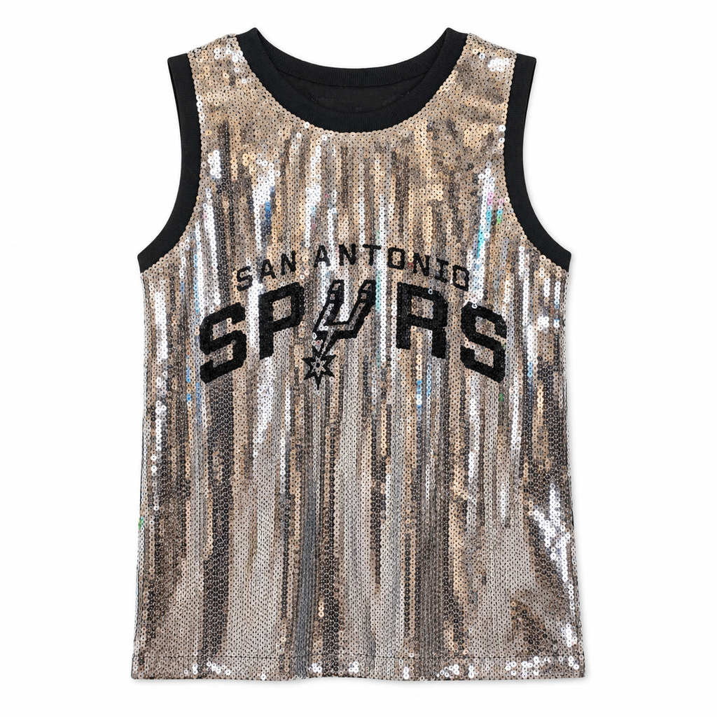 San Antonio Spurs Sequin Tank Top