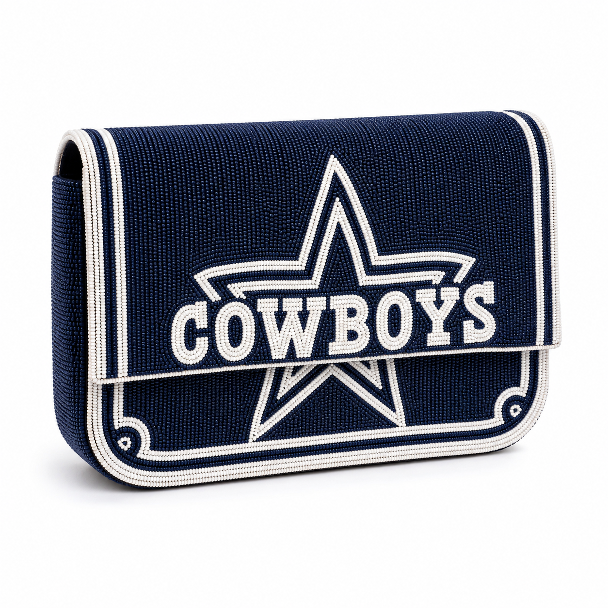 Dallas Cowboys Beaded Shoulder Bag