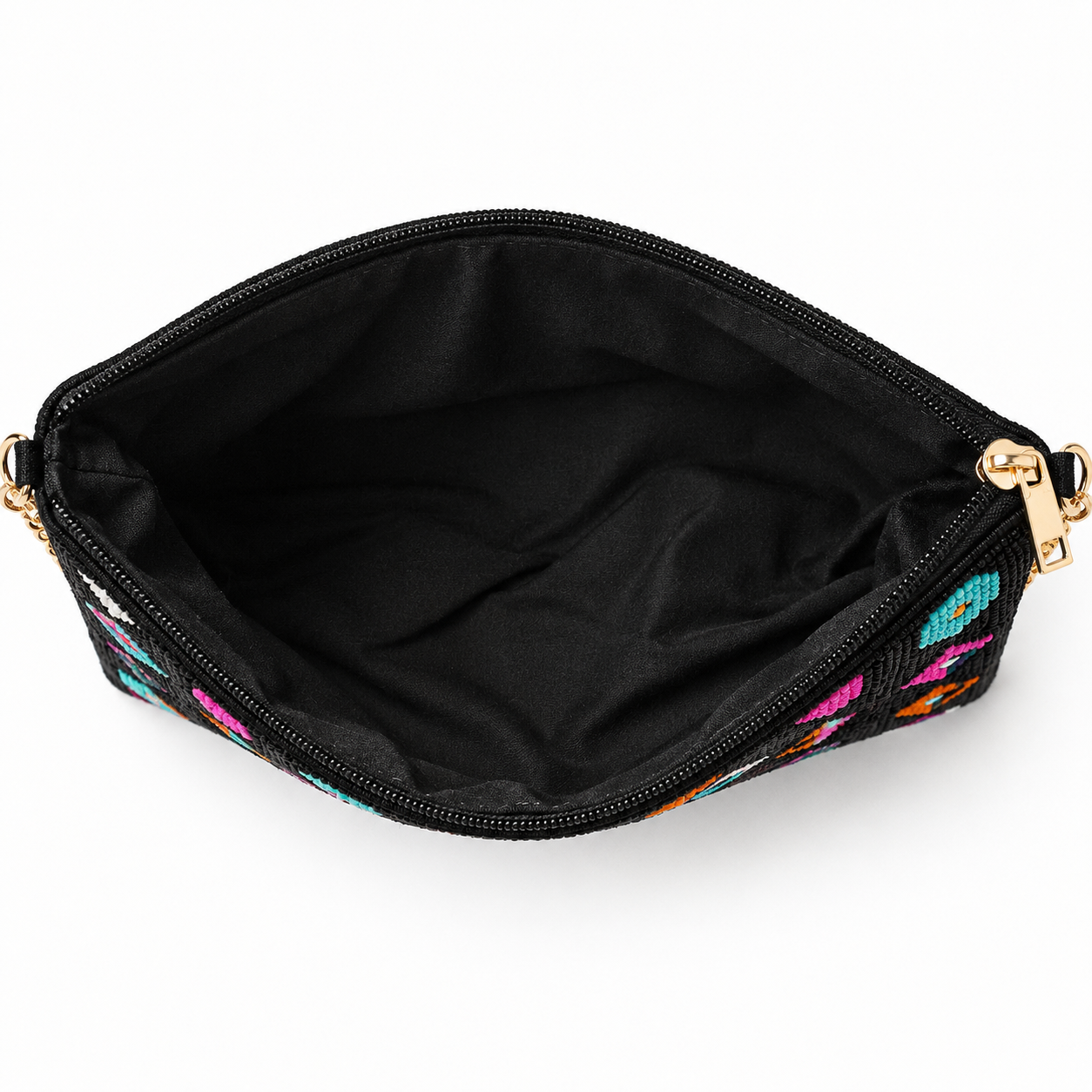 San Antonio Spurs Color Pop Beaded Crossbody Clutch