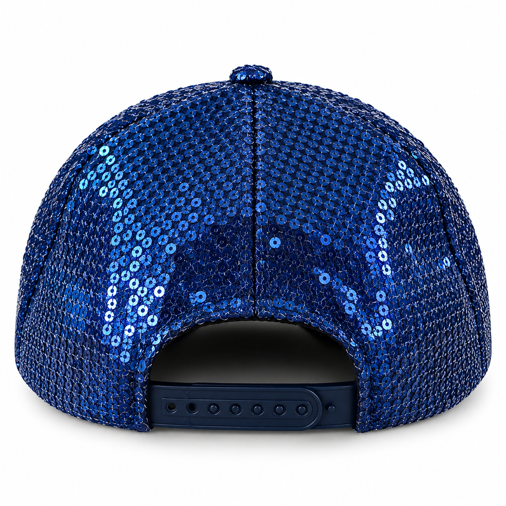 Dallas Sequin Star Cap – Navy Blue