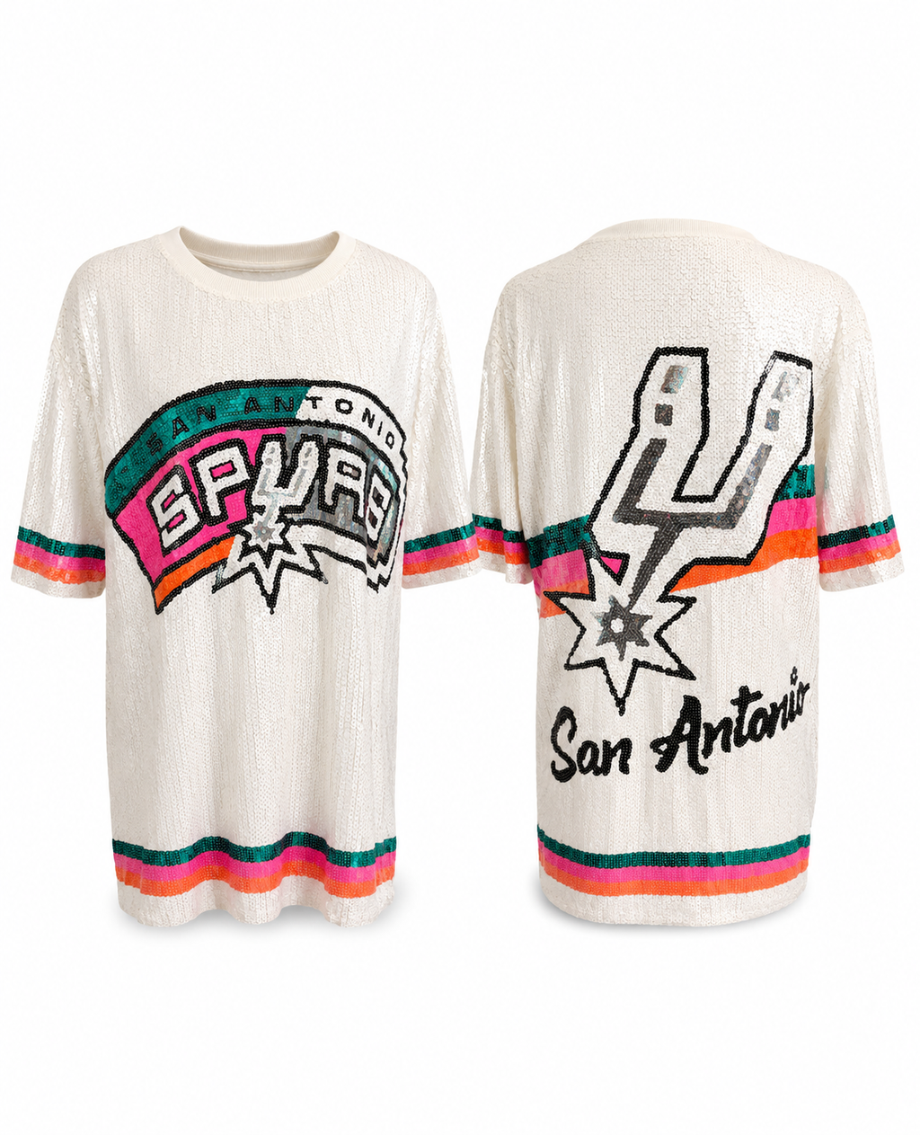 Spurs Retro Sequin Dress