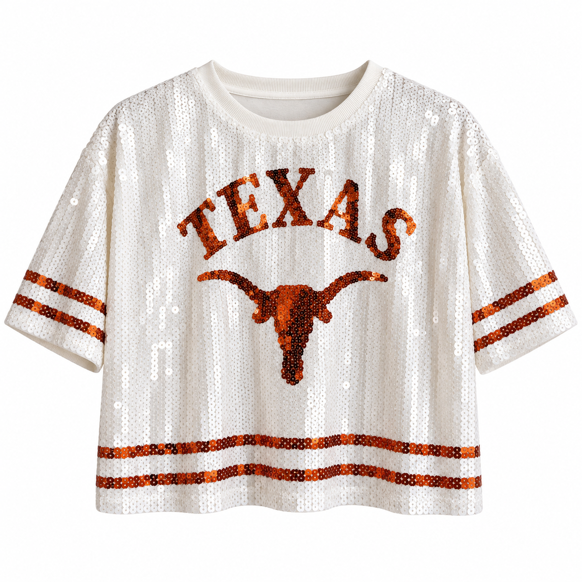 Texas Longhorns Sequin Game Day Top