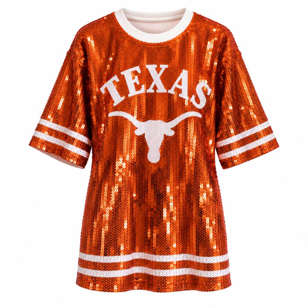 Texas Longhorns Sequin Mini Dress