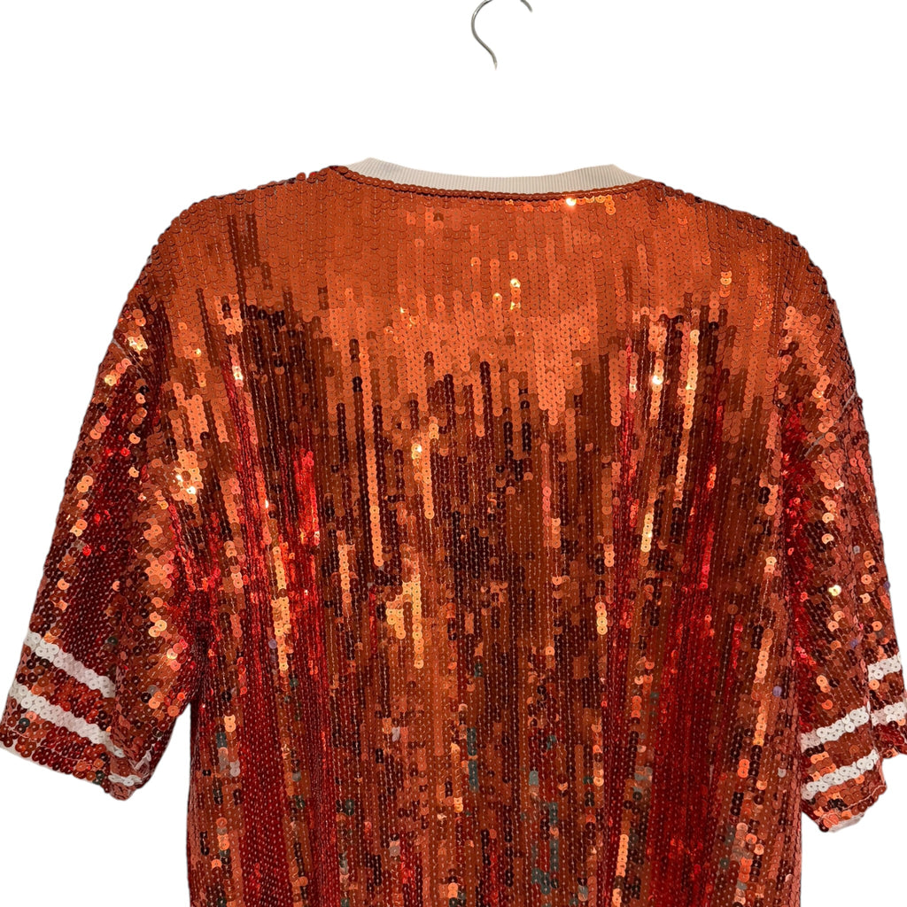 Texas Longhorns Sequin Crop Shirt