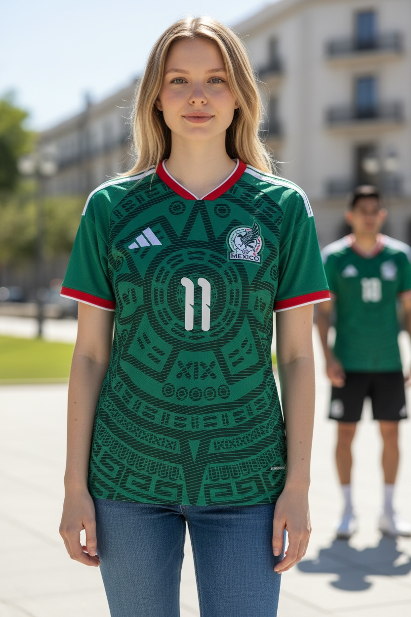 Mexico #11 S.Gimenez Fifa World Cup Green Jersey