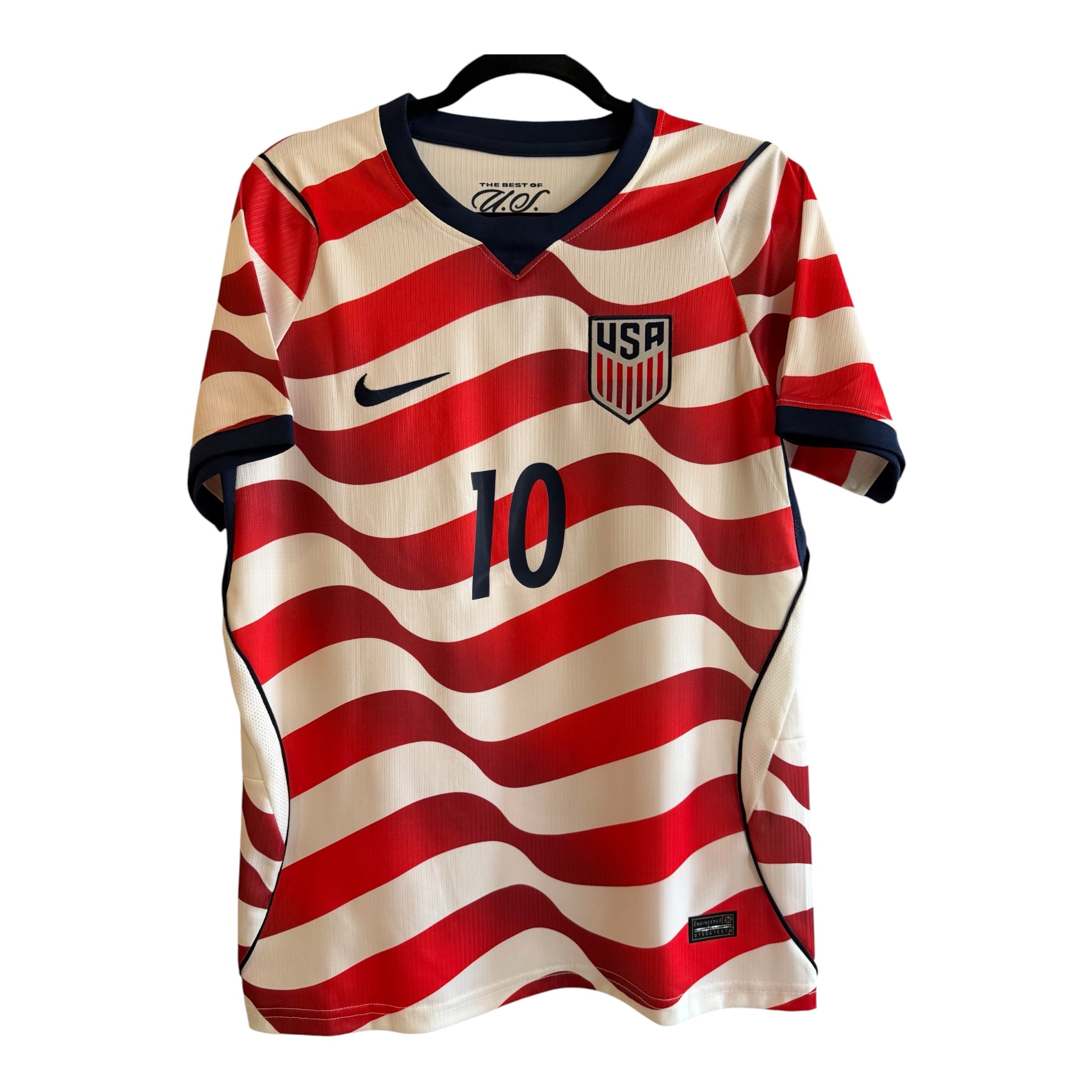 USA #10 Pulisic Fifa World Cup White Jersey