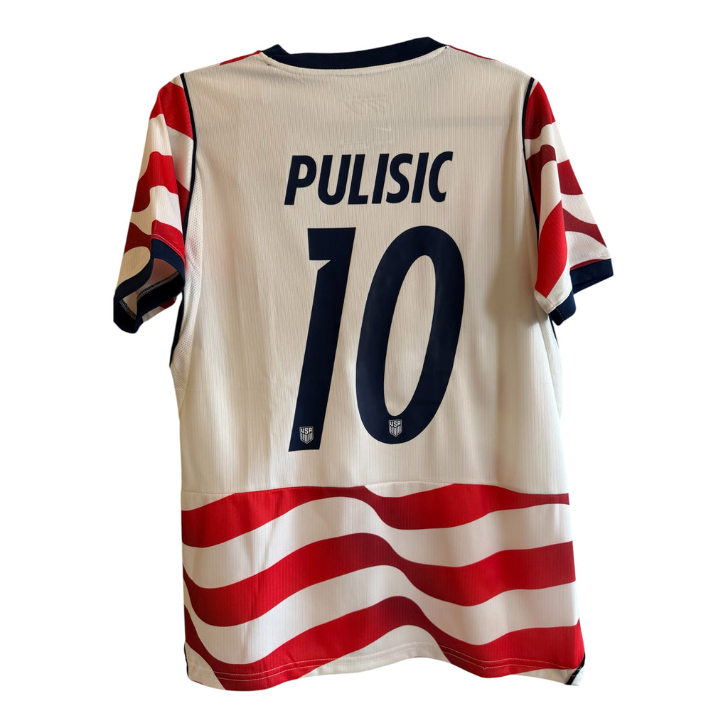 USA #10 Pulisic Fifa World Cup White Jersey