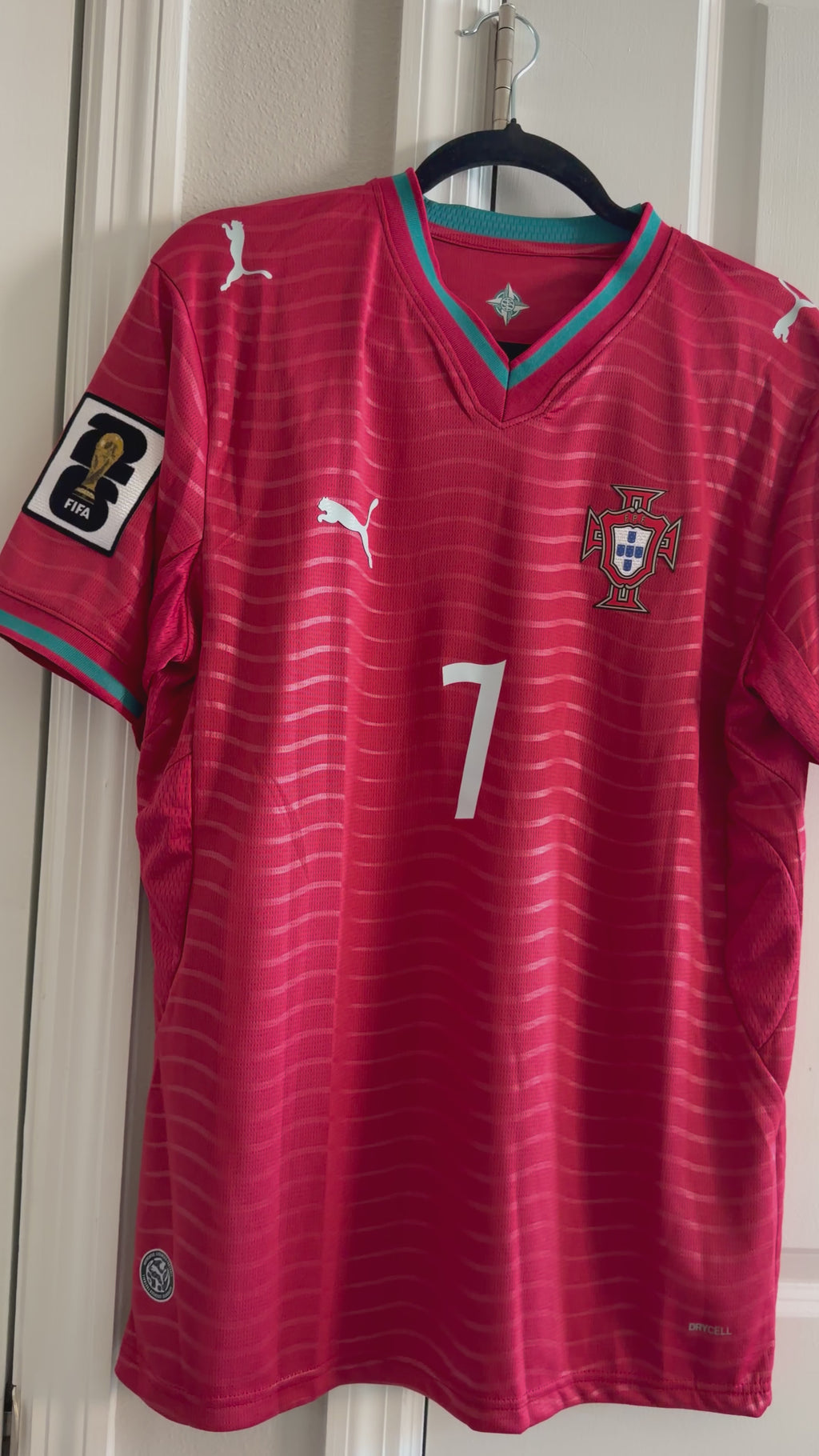 Portugal Ronaldo #7 Soccer Jersey – World Cup 2026 Edition