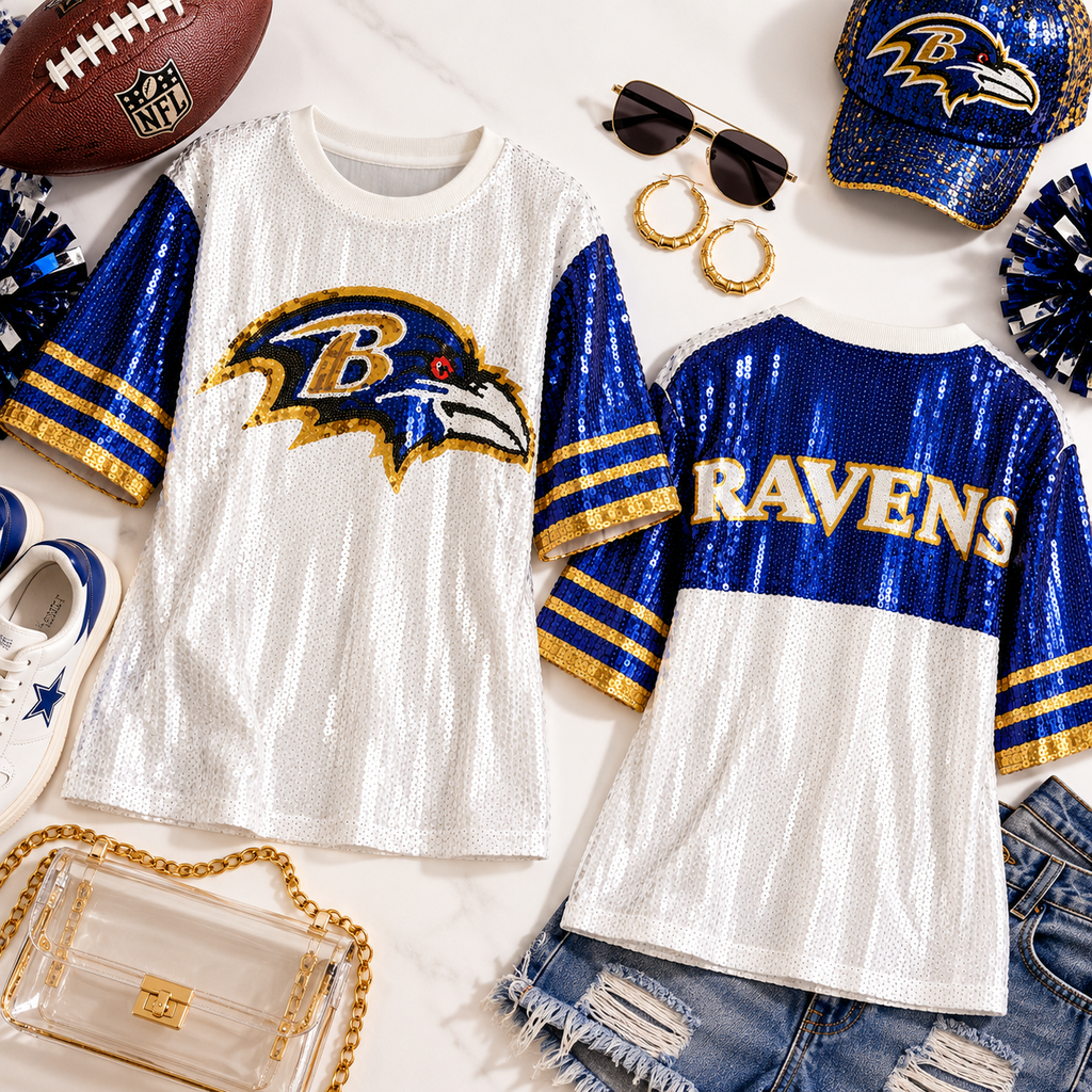 Ravens dress styled flat lay front and back